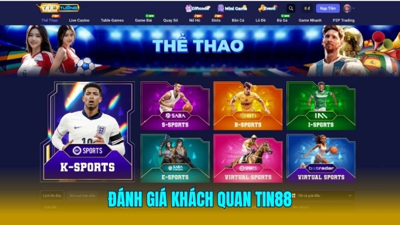 Đánh giá khách quan nhà cái Tin88 có uy tín không
