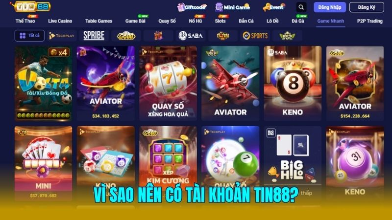 Những lý do để người chơi đăng nhập Tin88 mỗi ngày