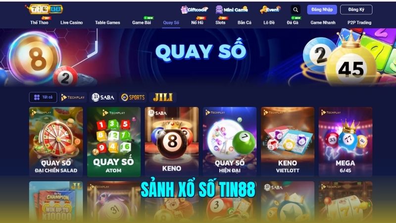 Sảnh xổ số tỷ lệ ăn cao với nhiều trò chơi hấp dẫn